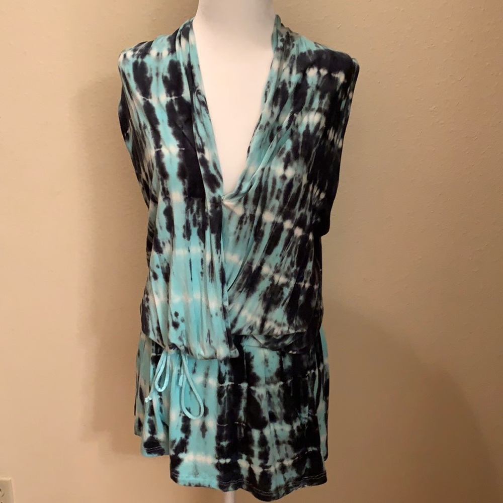 Young Fabulous Broke sleeveless blue Romper